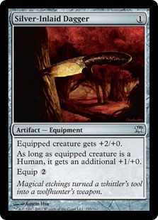 Silver-Inlaid Dagger