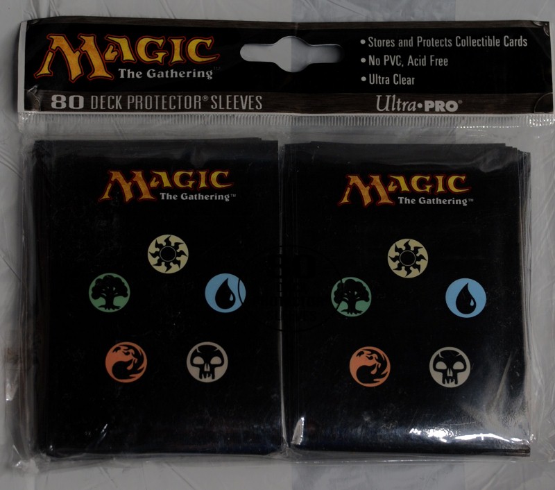 Ultra-Pro sleeves with mana symbols